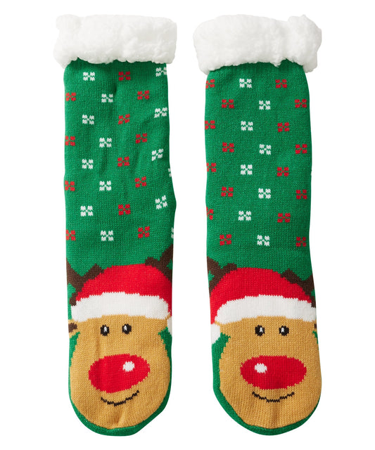 Chaussettes antidérapantes chaudes de Noël