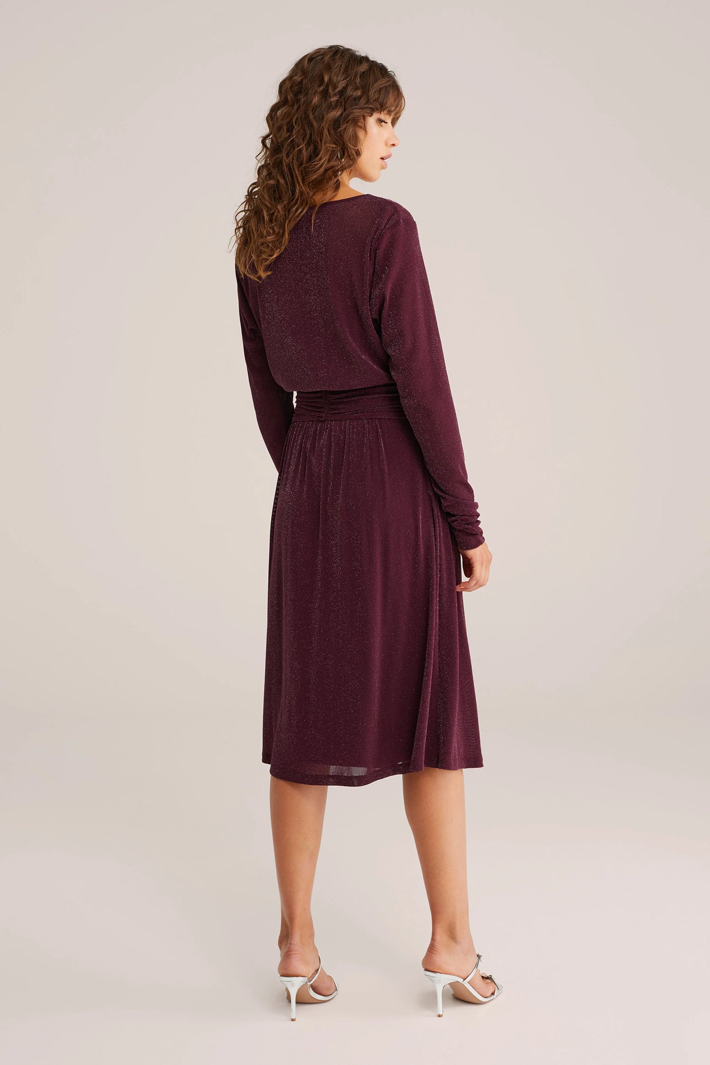 Robe de Noël rouge bordeaux